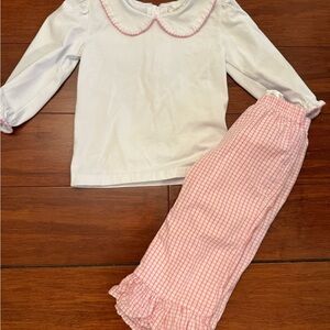Charming White and Pink Kids outfit